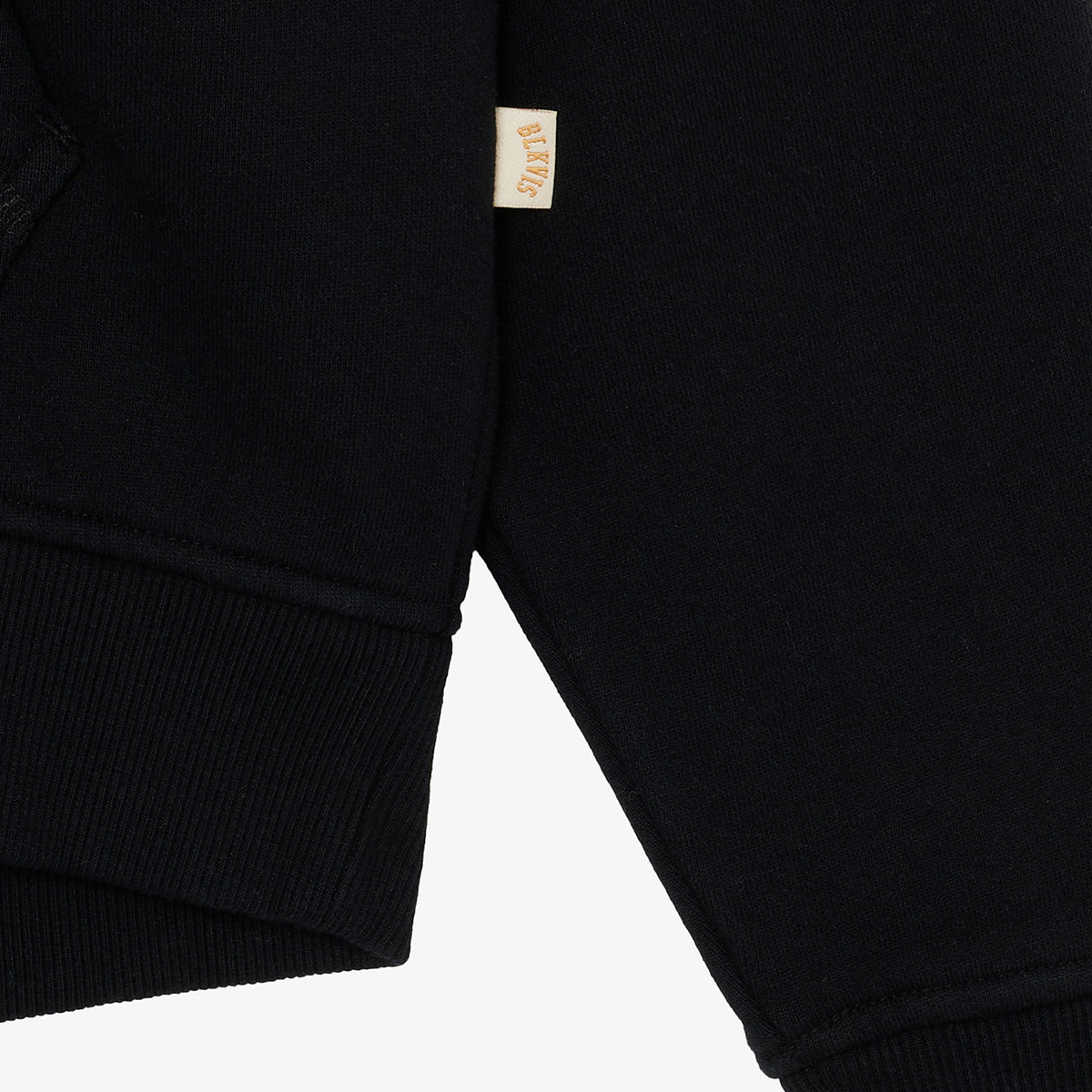 BLKVIS NY HALF-ZIP HOODY - BLACK