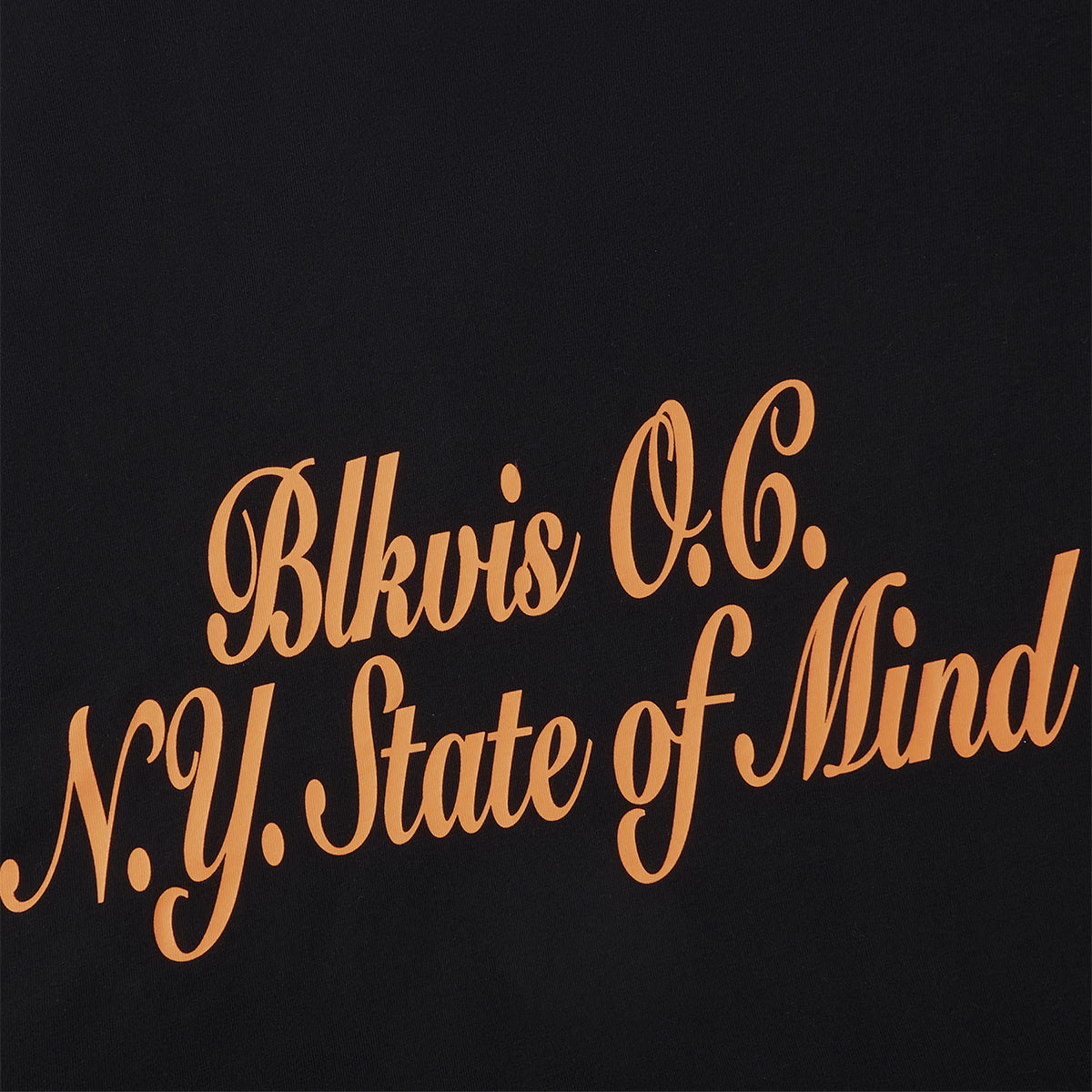 BLKVIS NY SWISH TEE - BLACK
