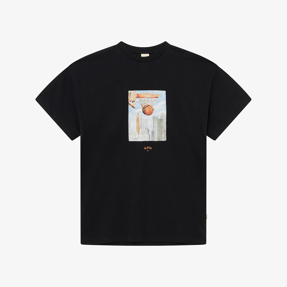 BLKVIS NY SWISH TEE - BLACK