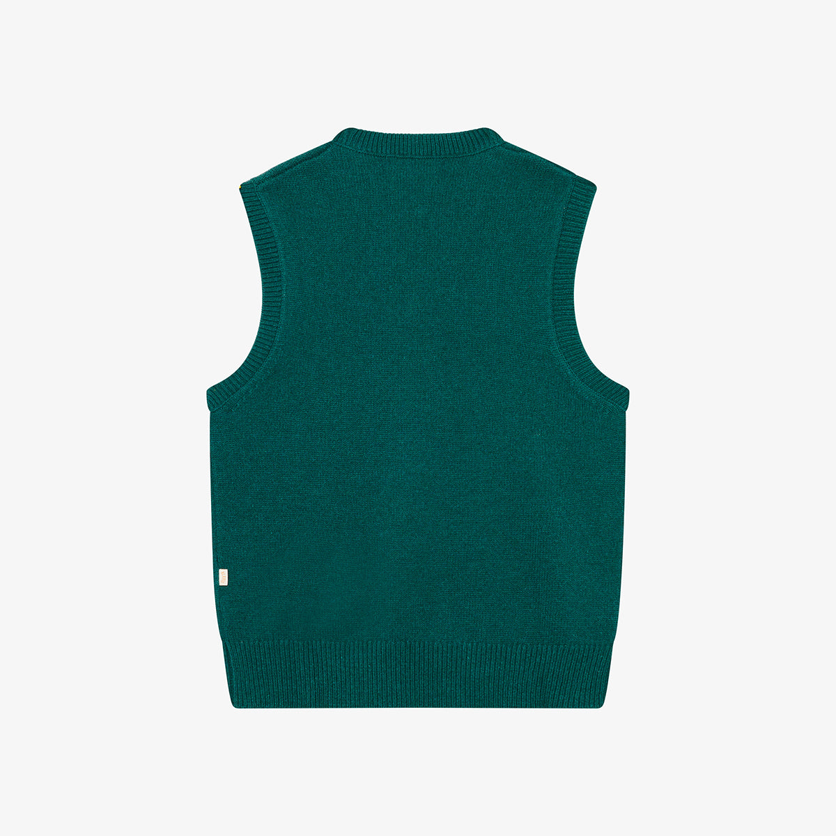 BLKVIS V NECK VEST - HUNTER GREEN