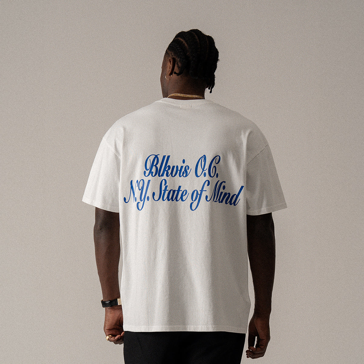 BLKVIS NY SUNRISE SIPS TEE - WHITE