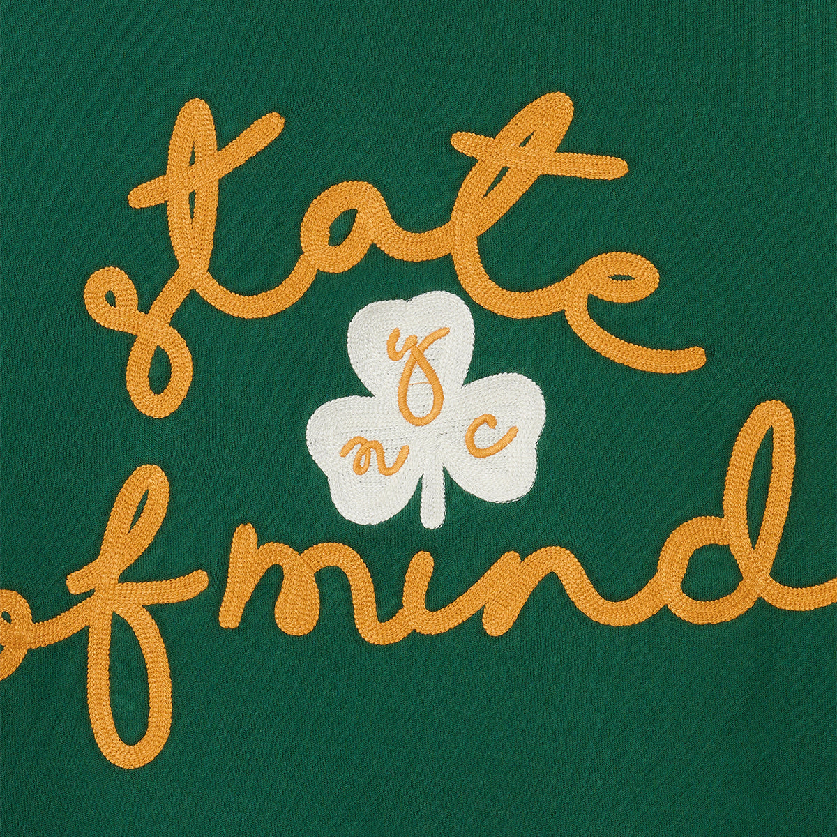 BLKVIS STATE OF MIND ZIP HOODY - HUNTER GREEN