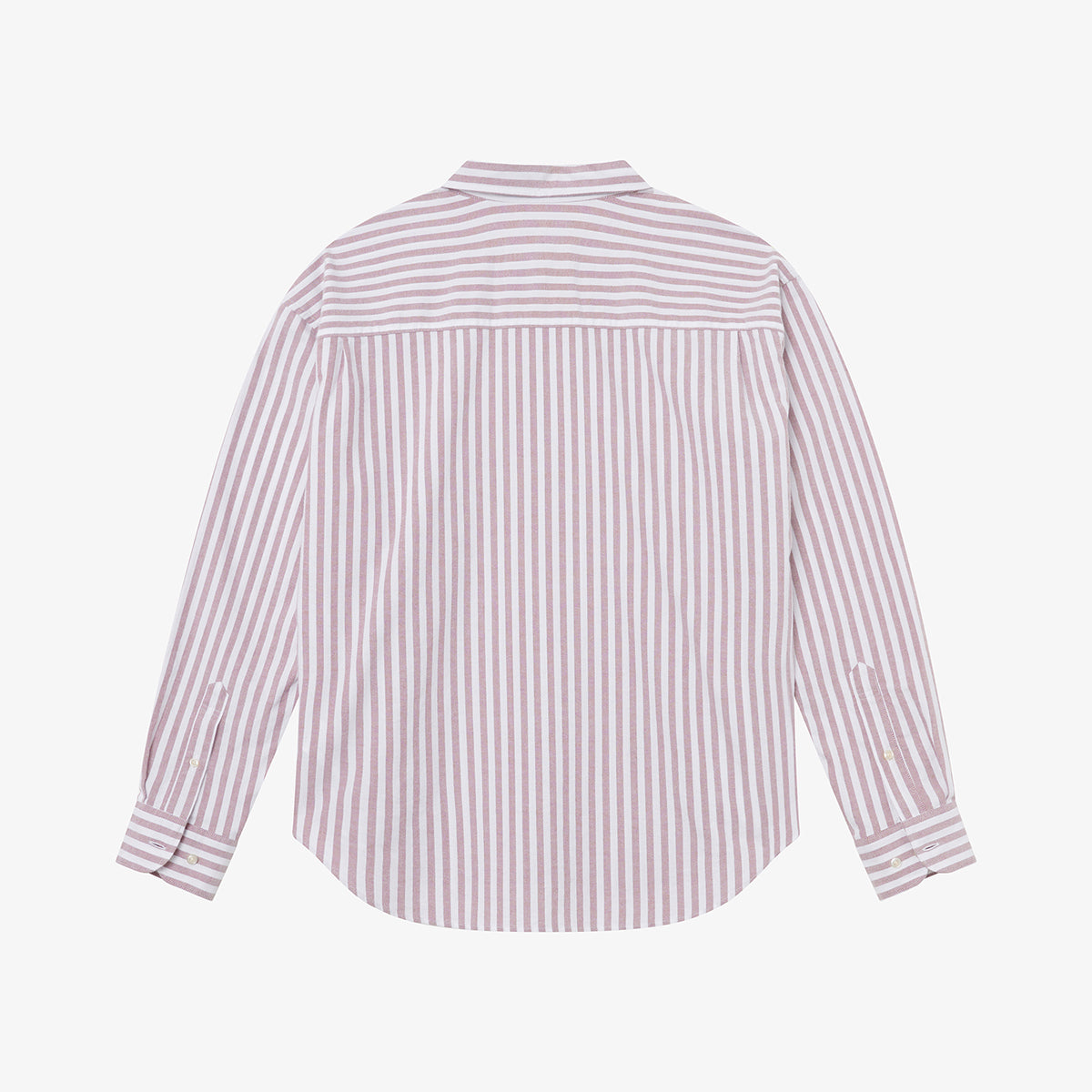 BLKVIS APPLE STRIPED SHIRT - MERLOT