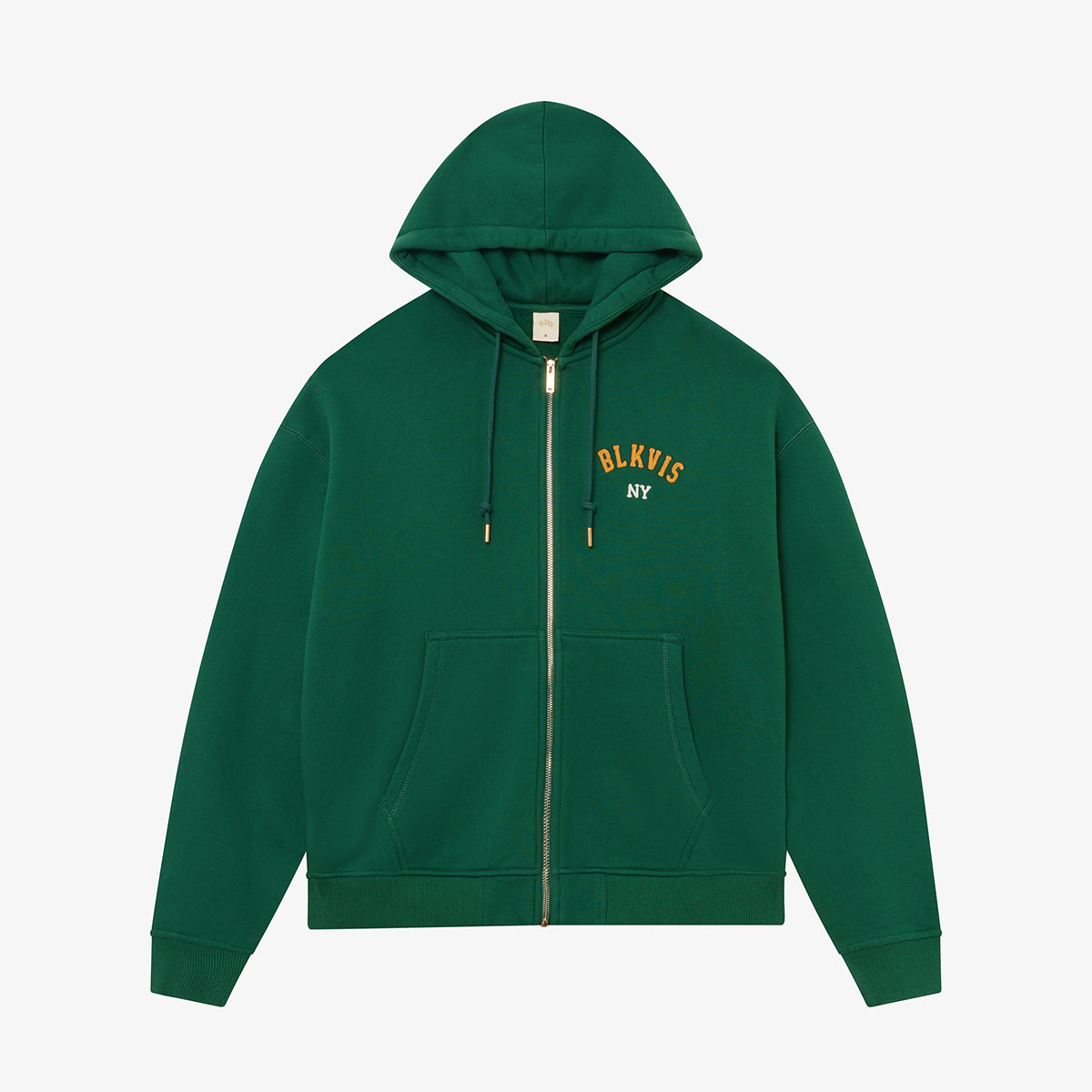 BLKVIS STATE OF MIND ZIP HOODY - HUNTER GREEN