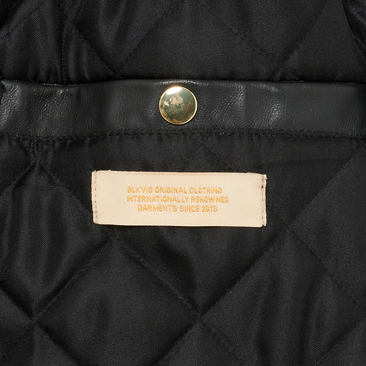 BLKVIS STATE LEATHER JACKET - BLACK