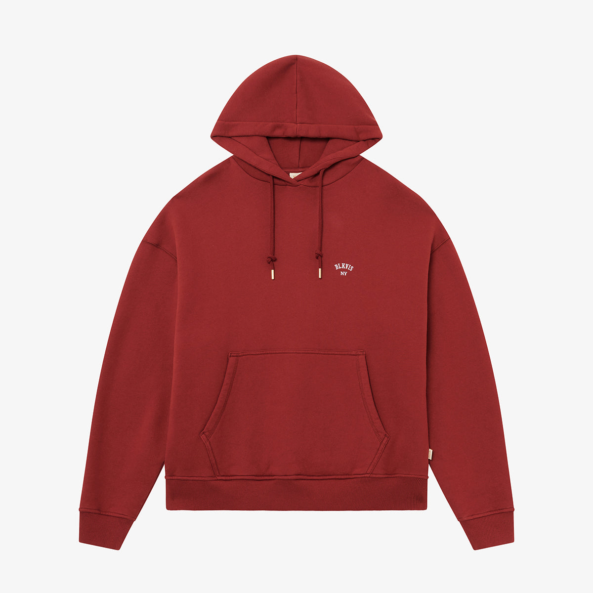 BLKVIS LOGO NY HOODY - MERLOT