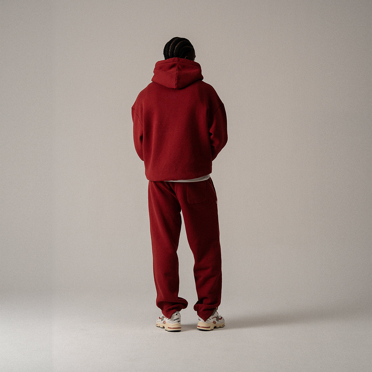 BLKVIS LOGO NY HOODY - MERLOT