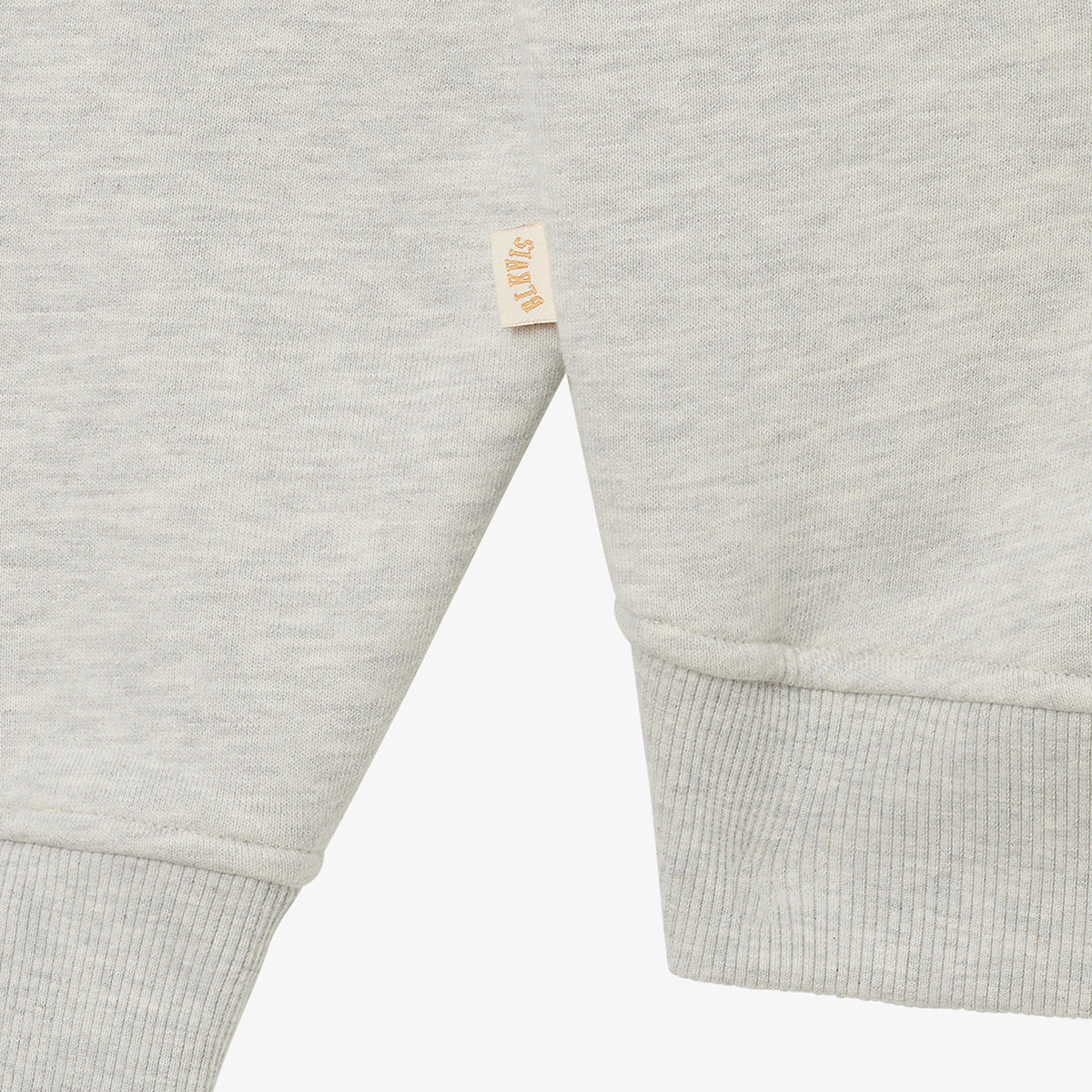 BLKVIS LOGO NY HOODY - LIGHT GREY HEATHER