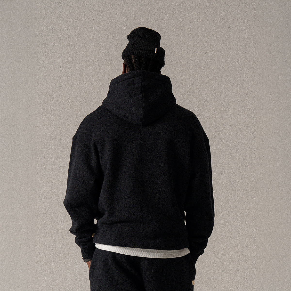 BLKVIS LOGO NY HOODY - BLACK