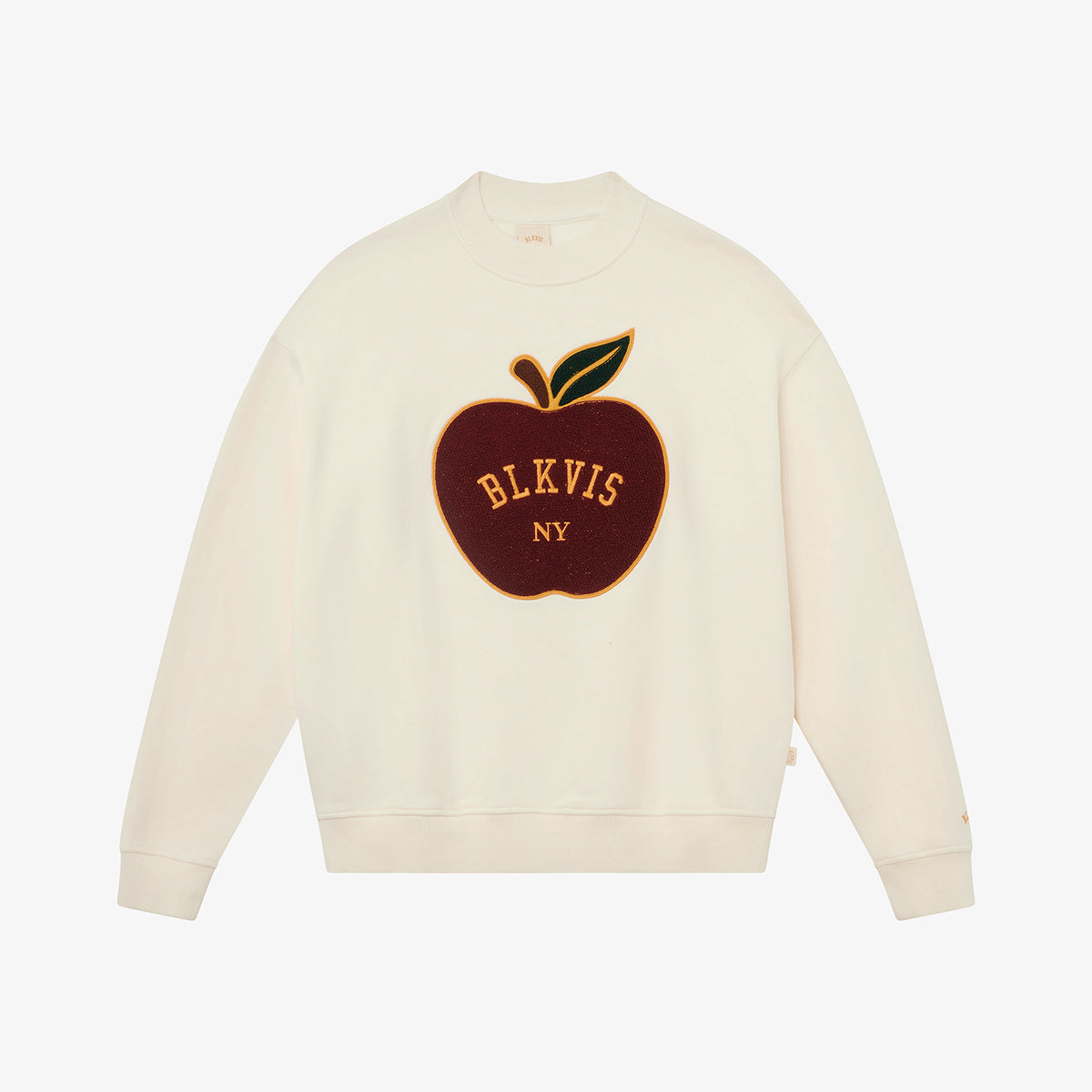 BLKVIS APPLE CREWNECK - ANTIQUE WHITE