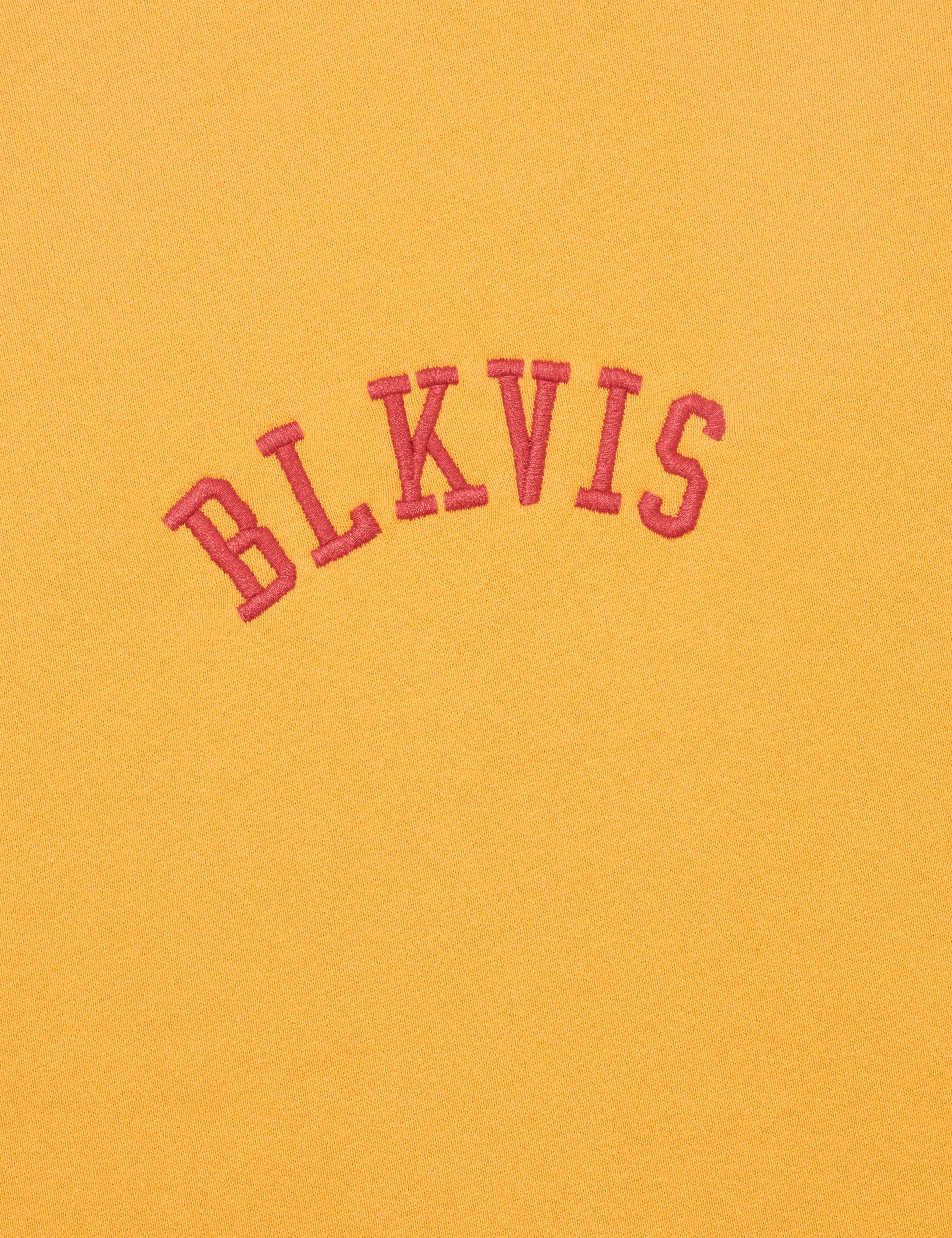 BLKVIS LOGO CREWNECK - HONEY GOLD