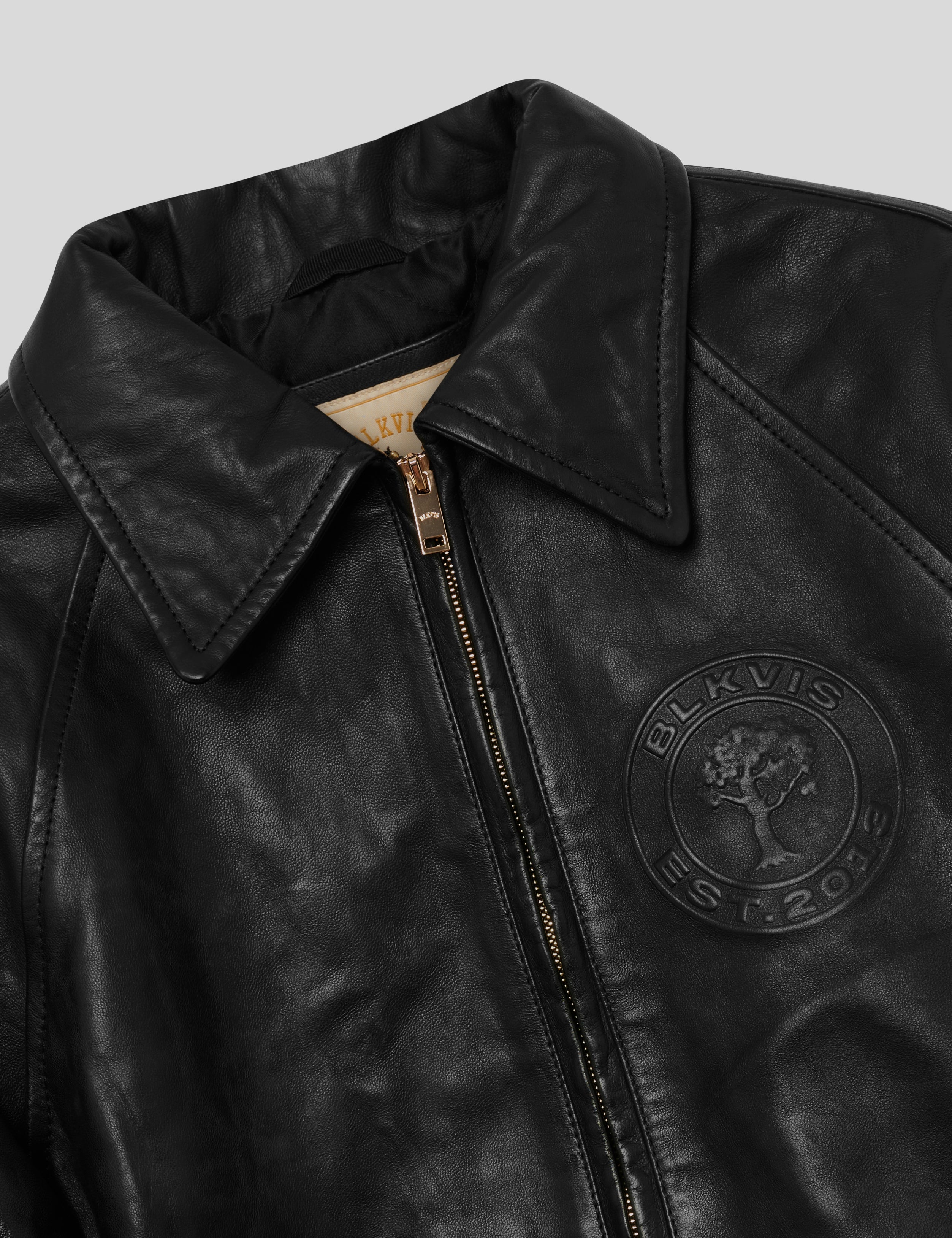 BLKVIS SOURCE LEATHER JACKET - BLACK