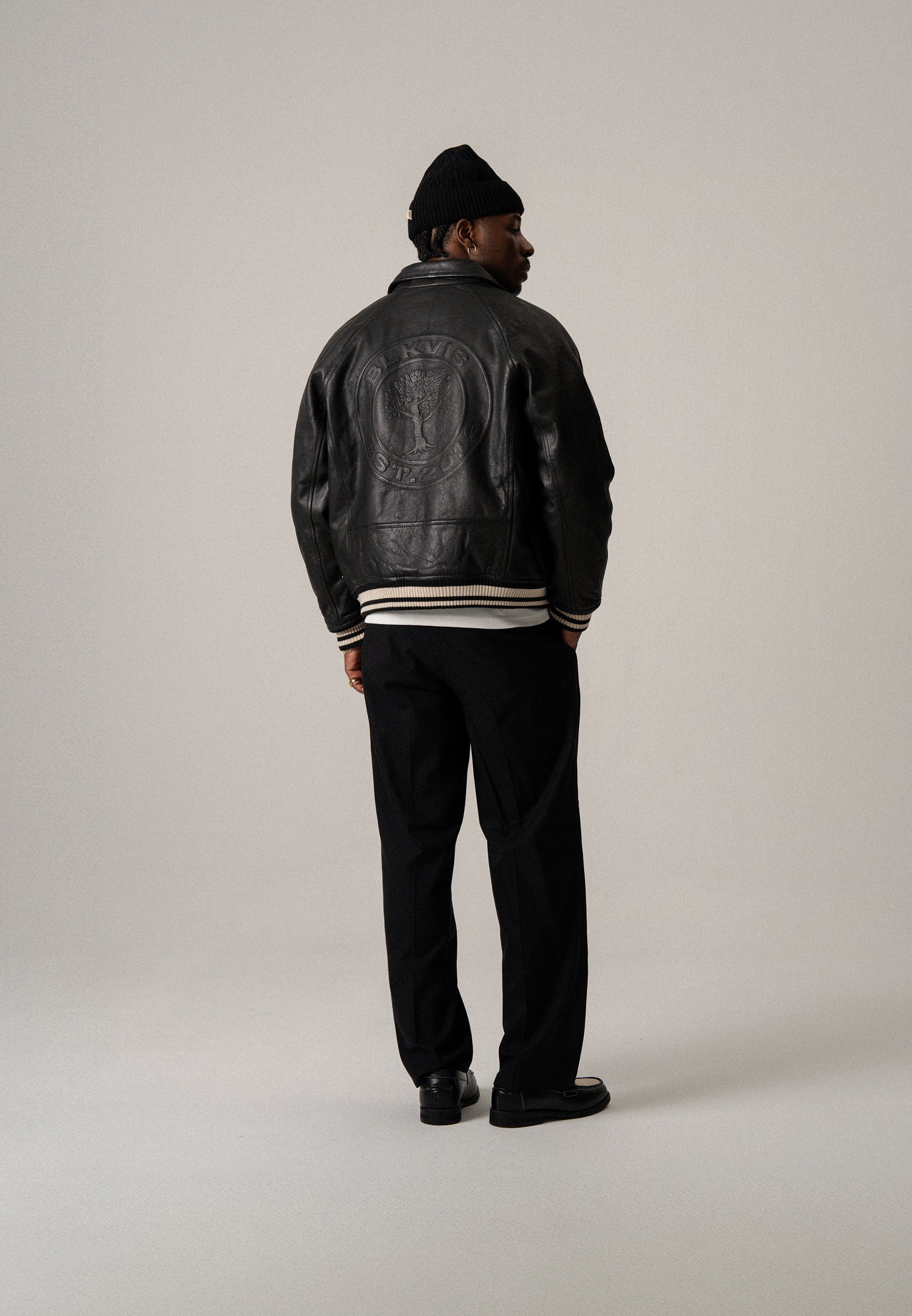 BLKVIS SOURCE LEATHER JACKET - BLACK