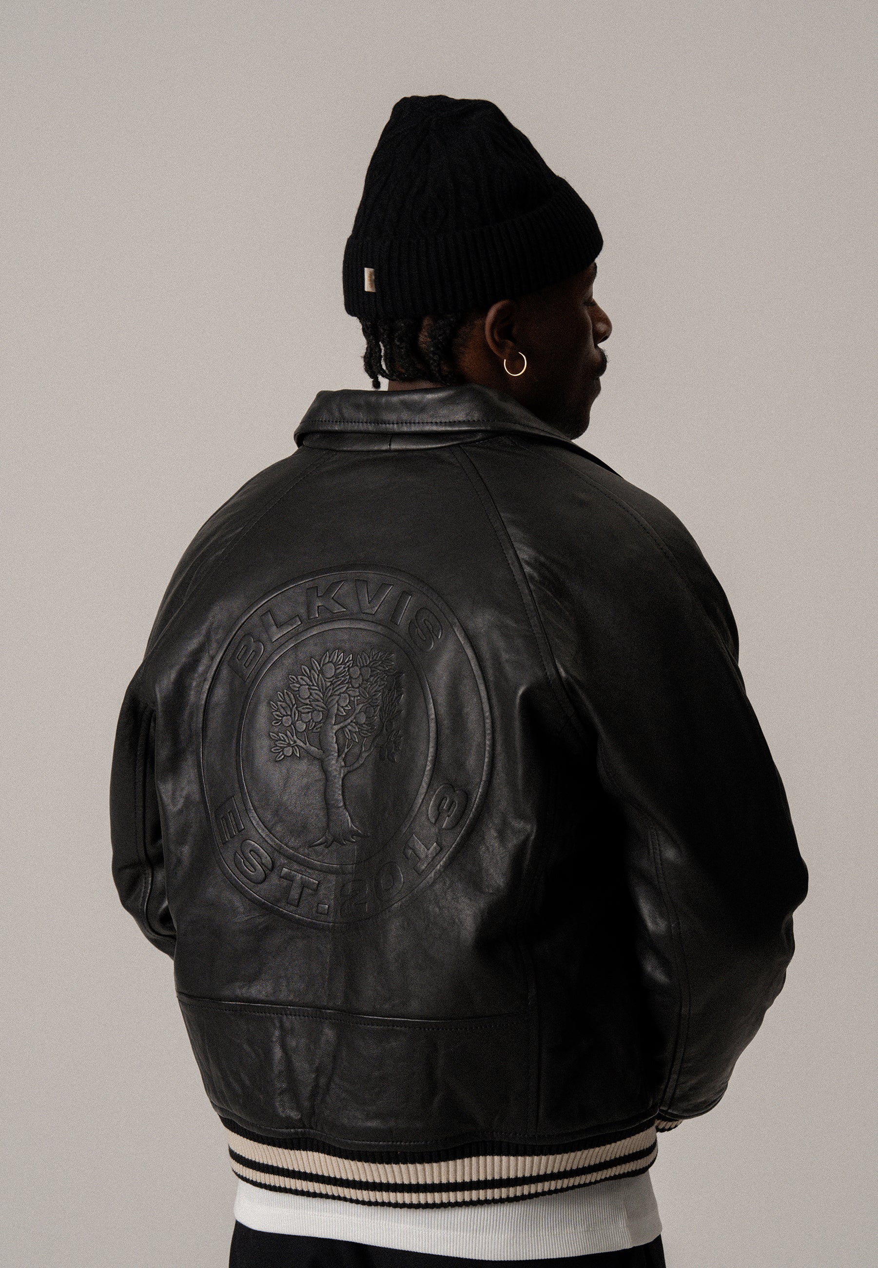 BLKVIS SOURCE LEATHER JACKET - BLACK