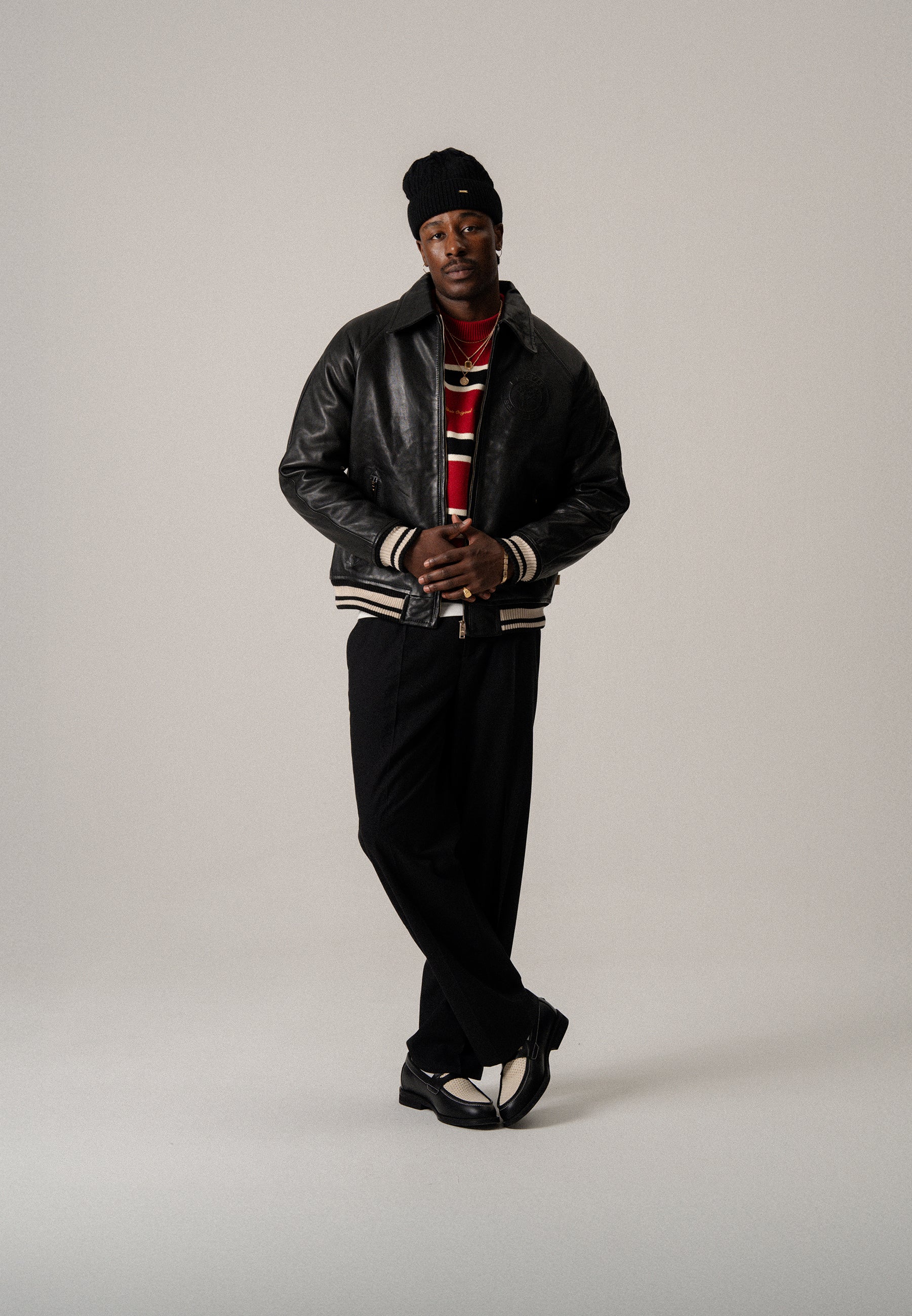 BLKVIS SOURCE LEATHER JACKET - BLACK