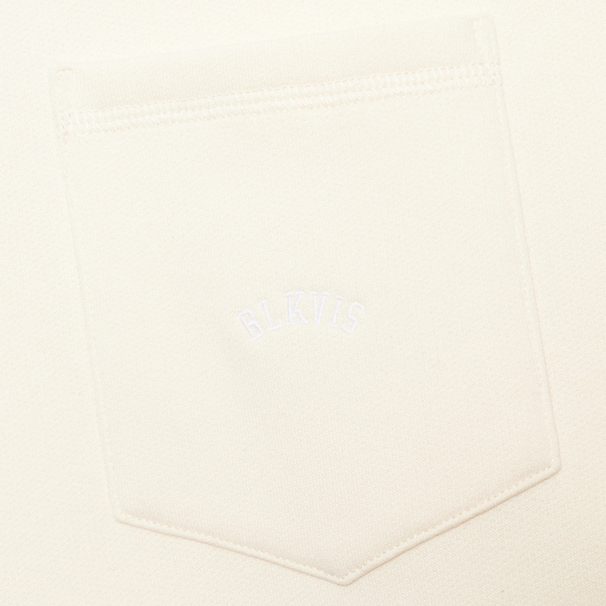 BLKVIS LOGO POCKET CREWNECK - ANTIQUE WHITE