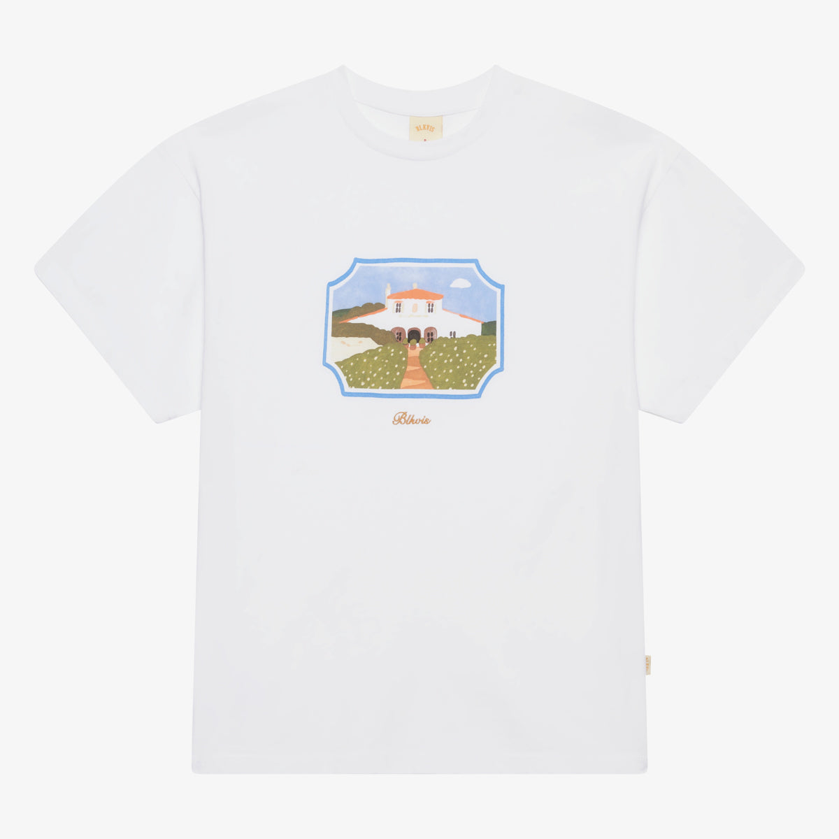 BLKVIS DOMAINE TEE - WHITE