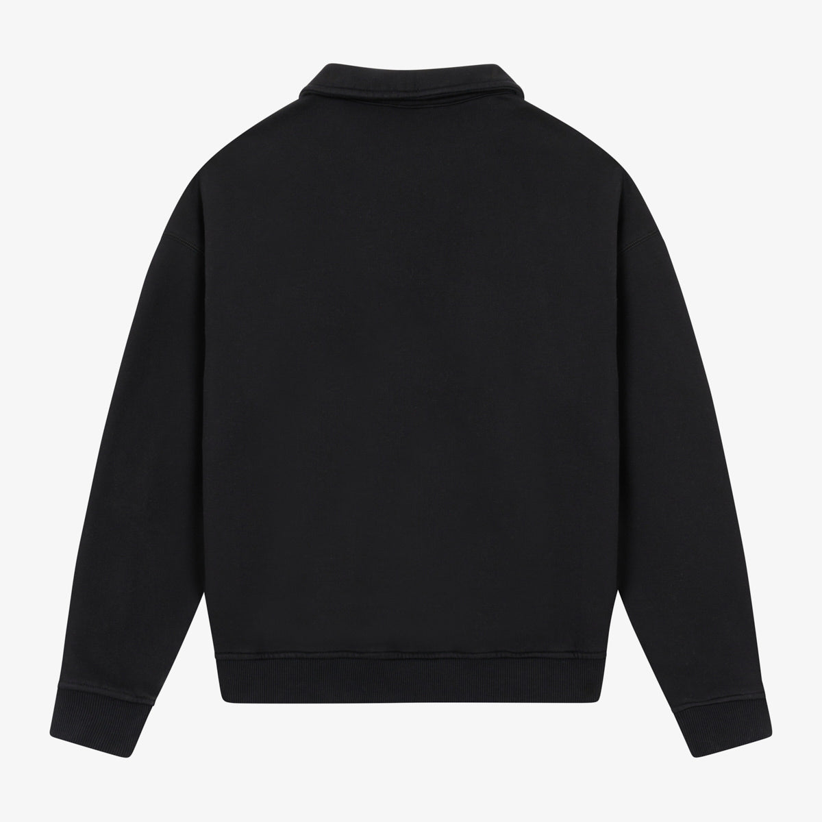 BLKVIS SCRIPT POLO SWEATER - BLACK