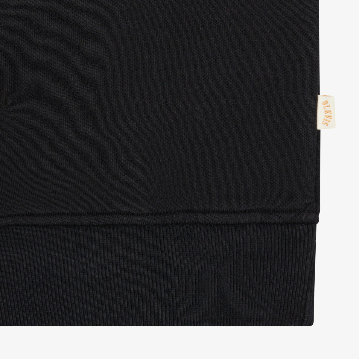 BLKVIS SCRIPT POLO SWEATER - BLACK
