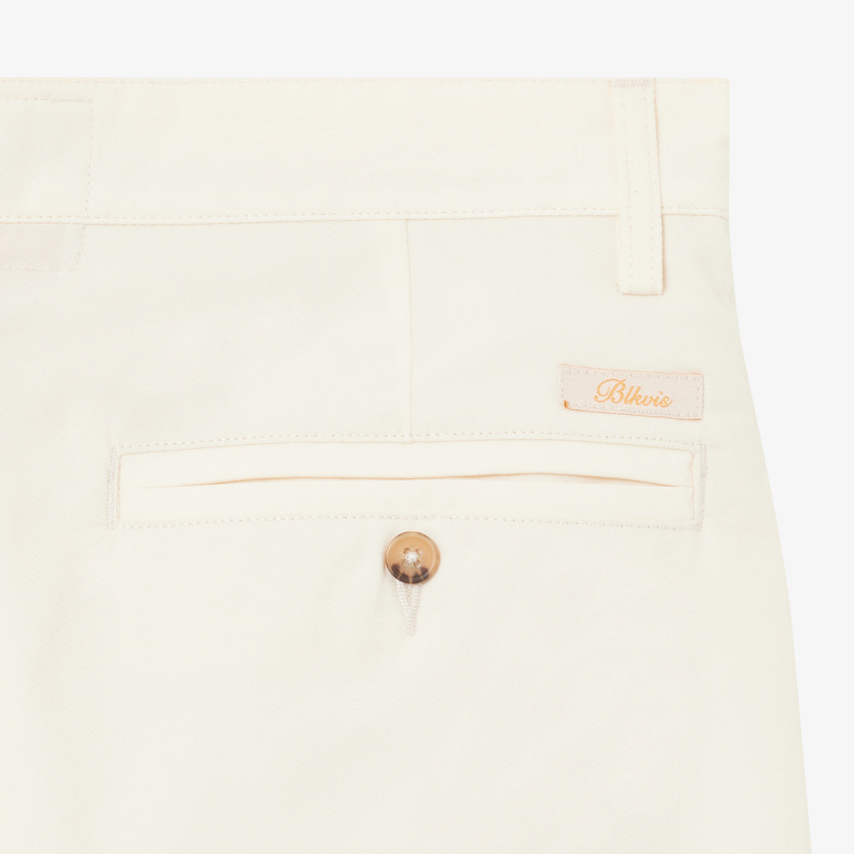 BLKVIS DOUBLE PLEATED SHORTS - ANTIQUE WHITE