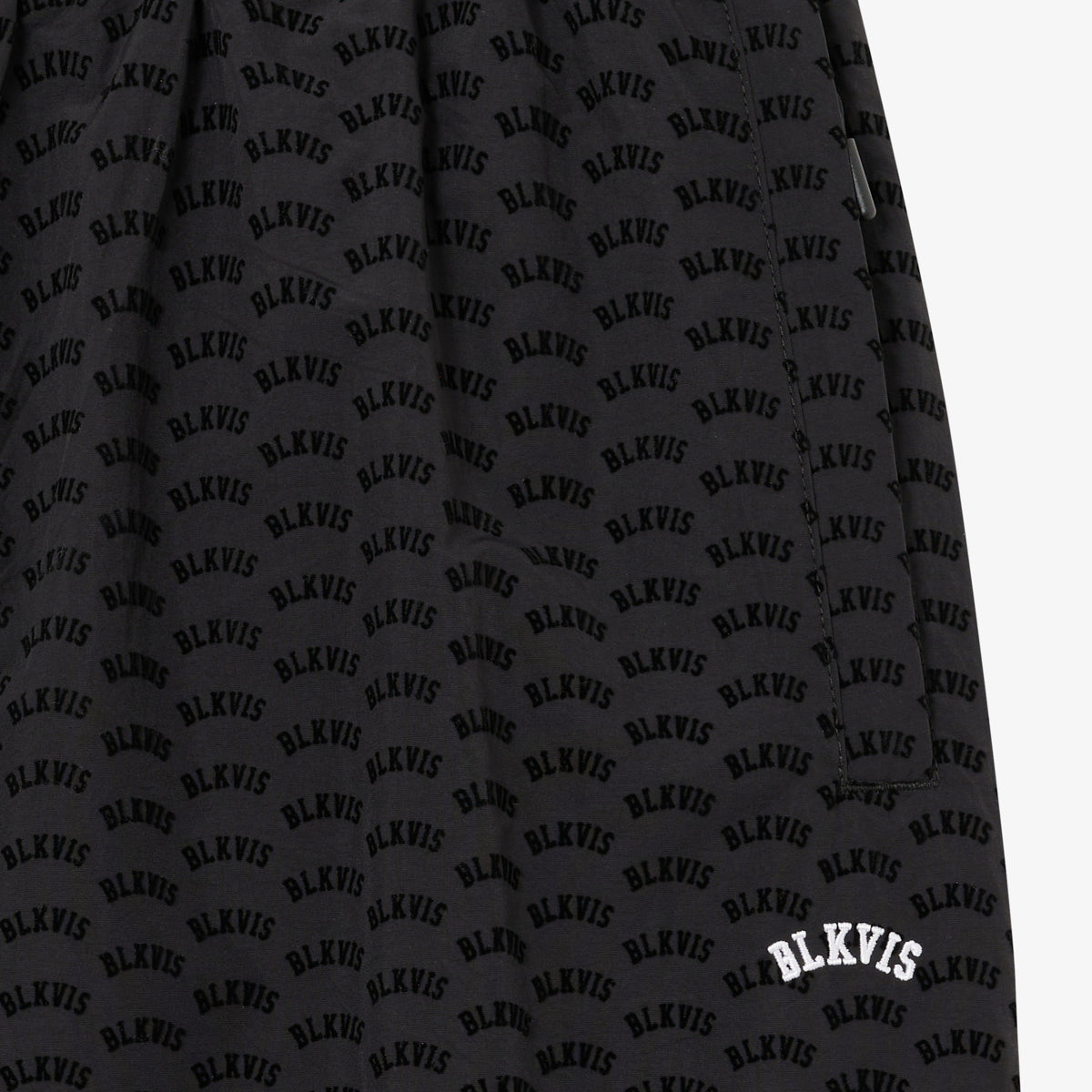 BLKVIS ALLOVER TRACK PANTS - BLACK