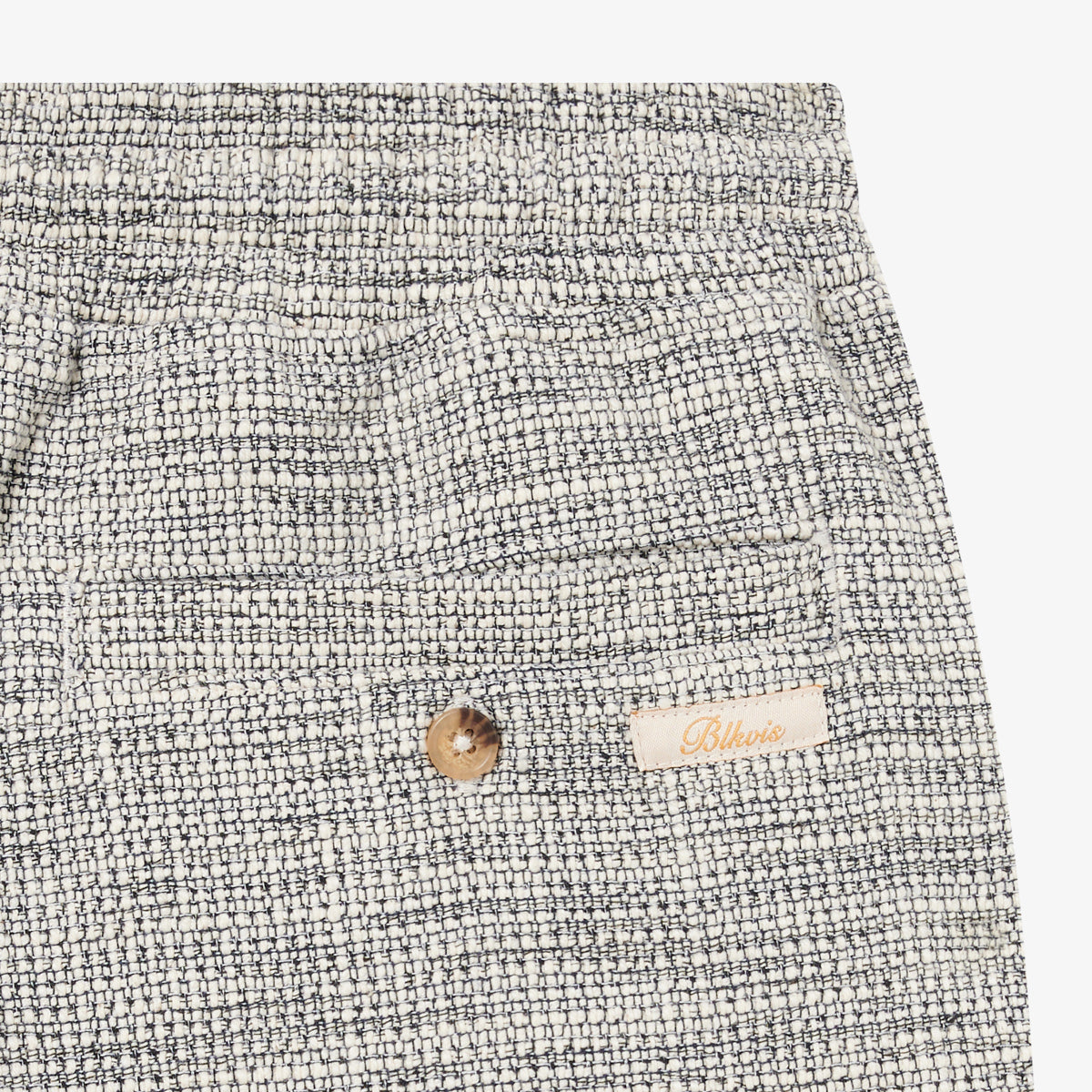 BLKVIS BOUCLE PANTS - ANTIQUE WHITE