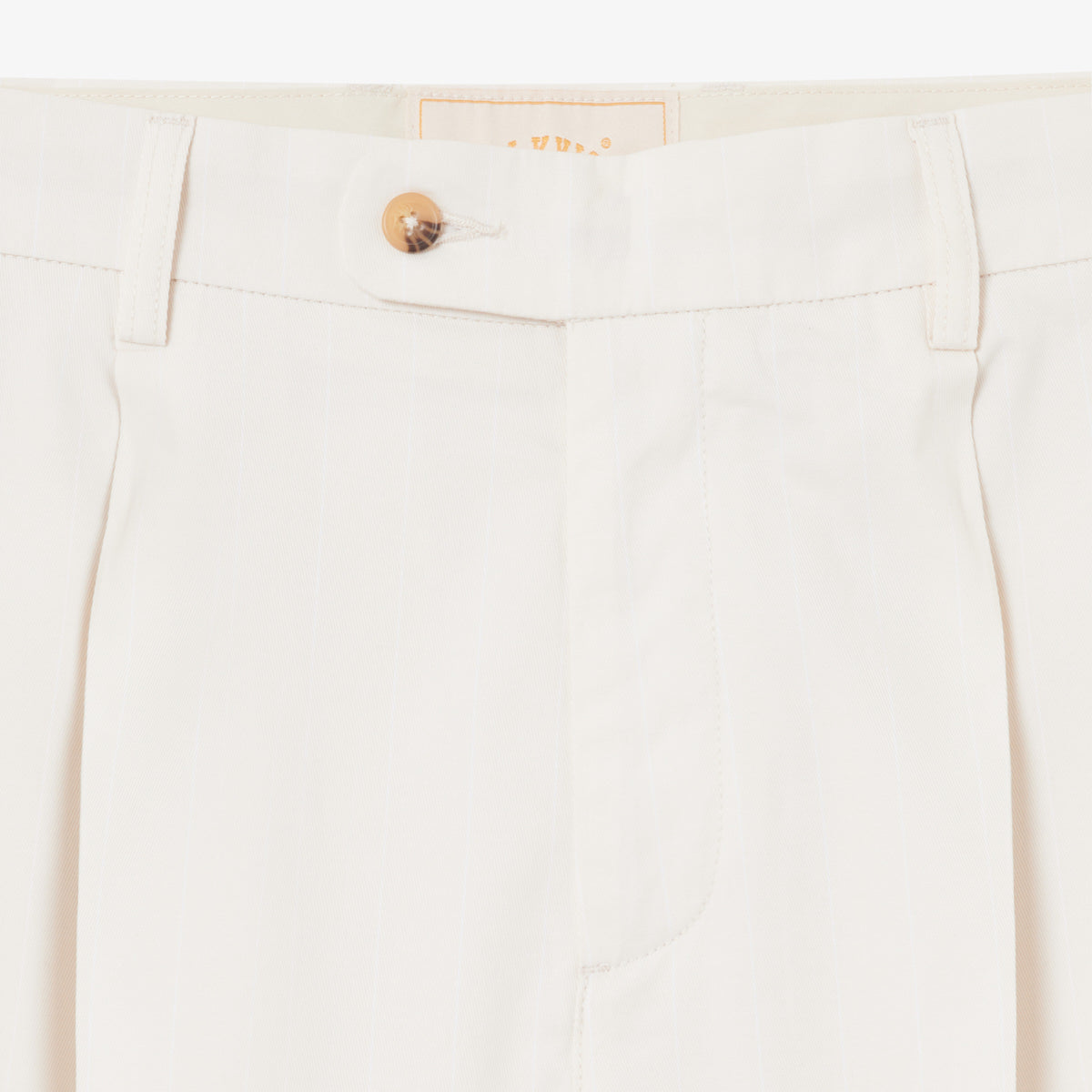 BLKVIS SCRIPT TROUSERS - ANTIQUE WHITE