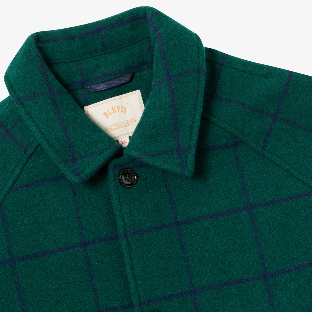 BLKVIS SCRIPT COAT - HUNTER GREEN