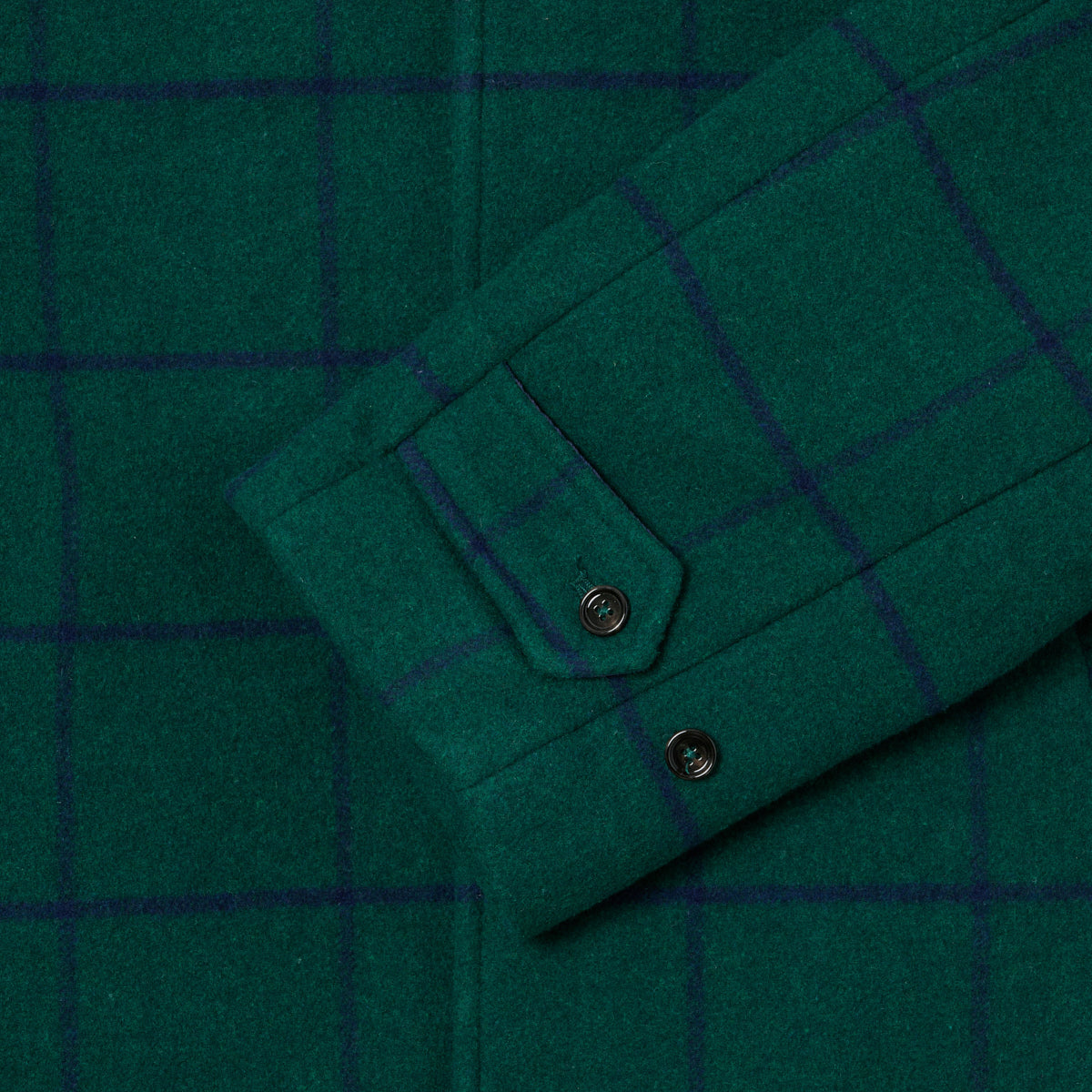 BLKVIS SCRIPT COAT - HUNTER GREEN