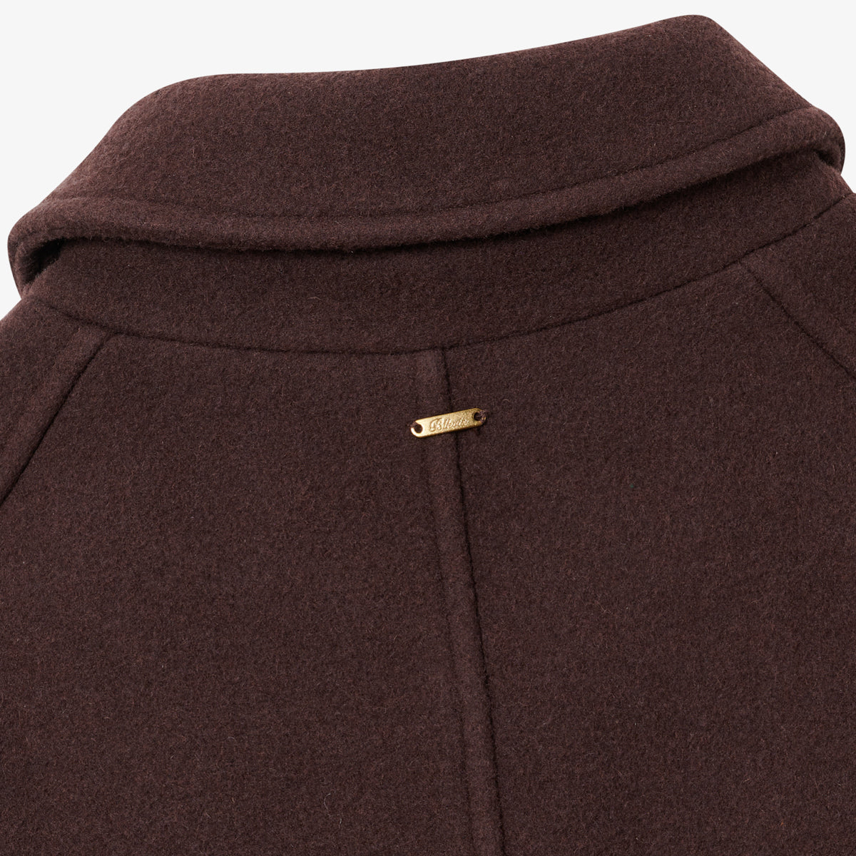 BLKVIS SCRIPT COAT - RAISIN