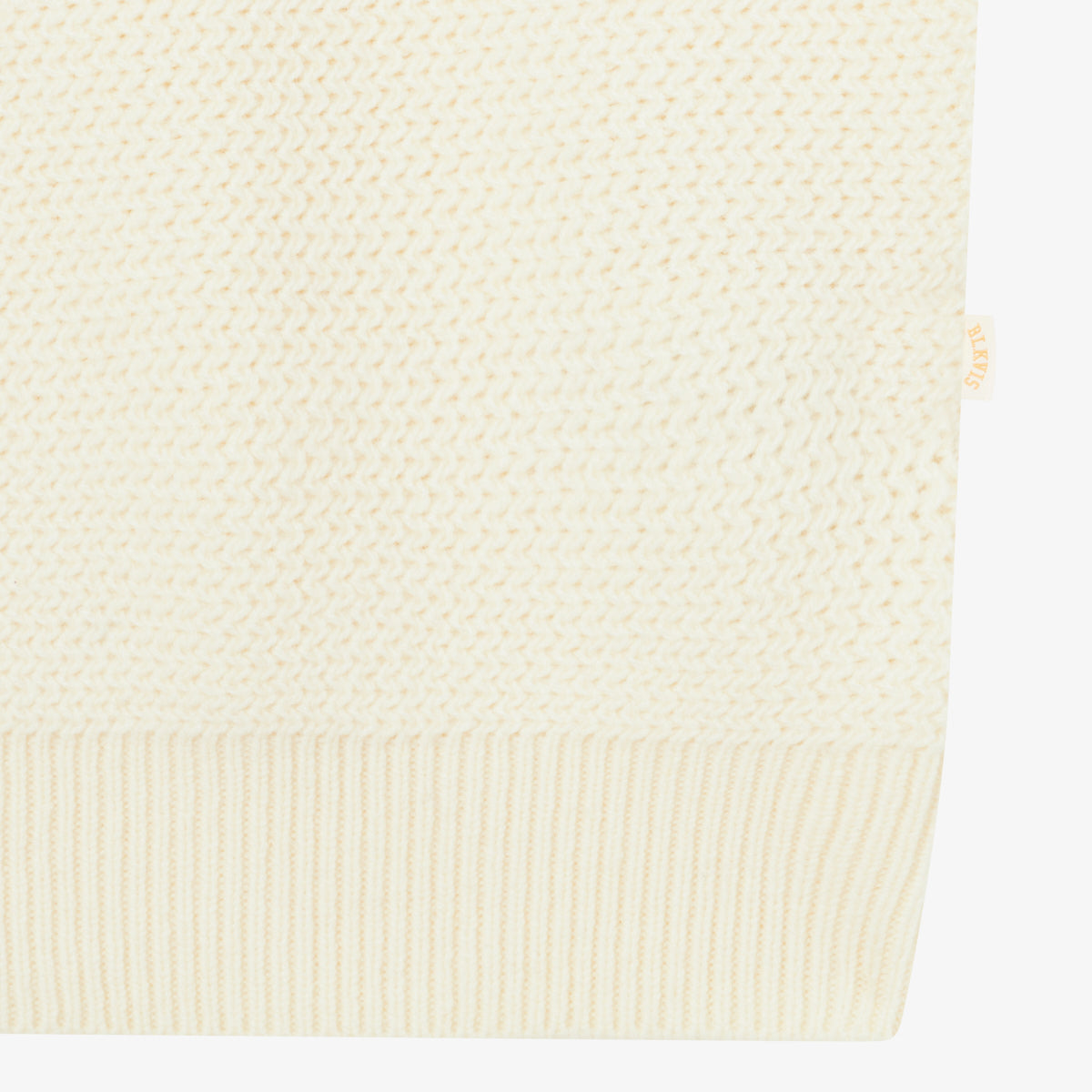 BLKVIS SCRIPT HEAVY KNIT SWEATER - ANTIQUE WHITE