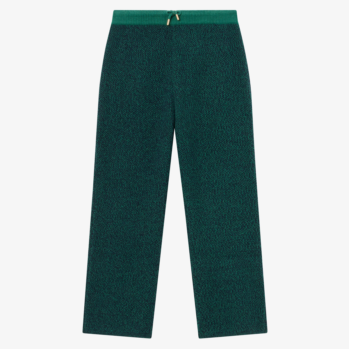 BLKVIS 2TONE STRUCTURE KNIT PANTS - HUNTER GREEN