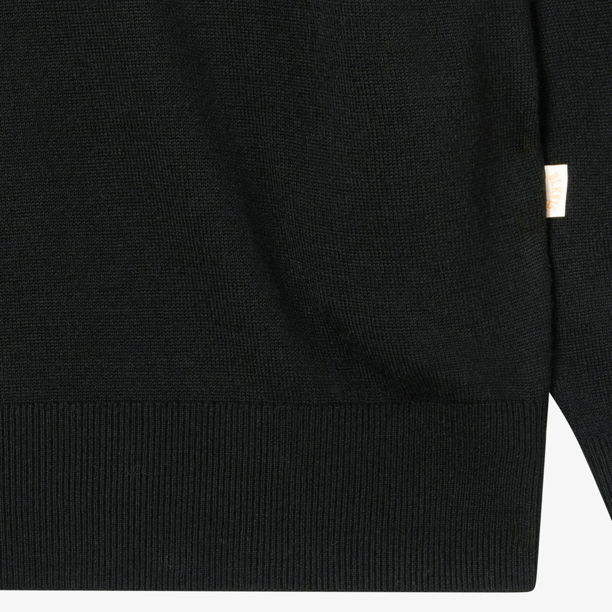 BLKVIS SCRIPT ROLLNECK SWEATER - BLACK