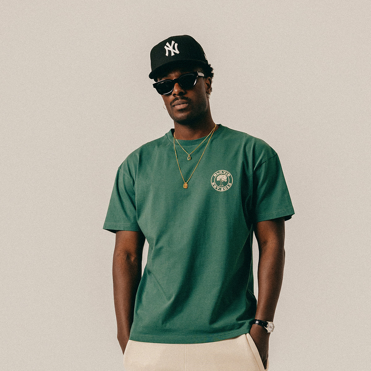 SOURCE TEE - HUNTER GREEN