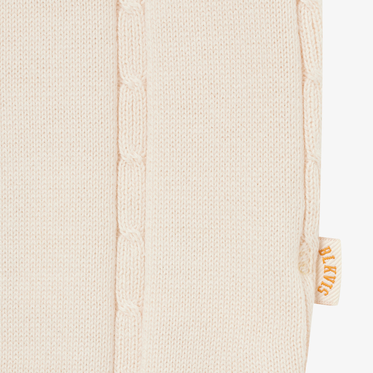 2TONE CABLE KNIT SWEATER - WHITECAP GRAY