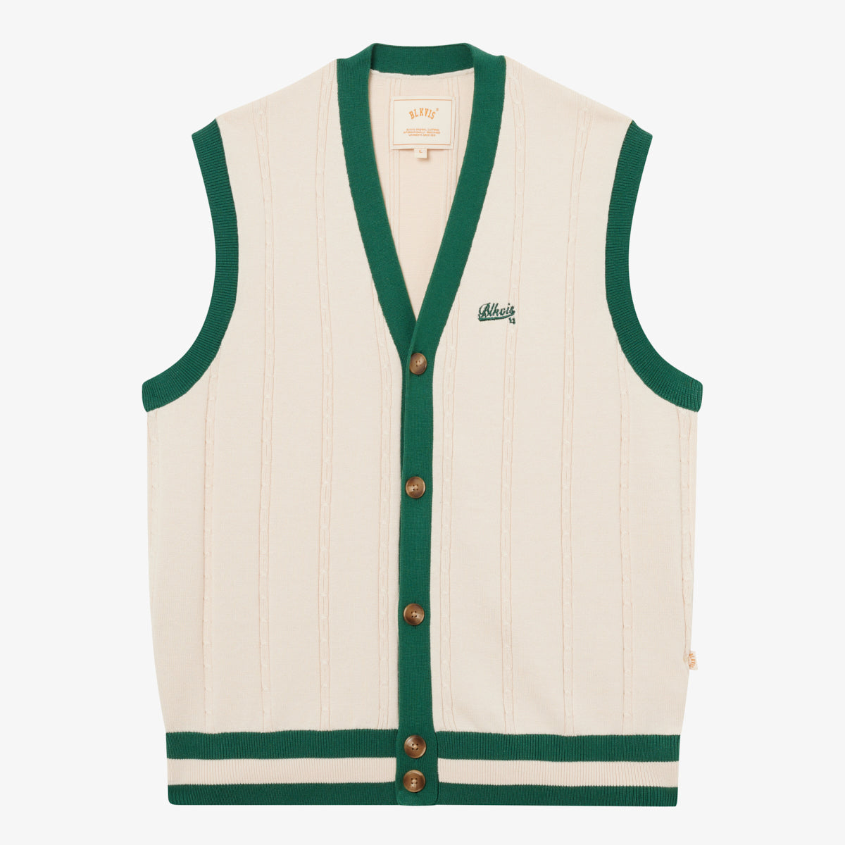 2TONE CABLE KNIT SWEATER - WHITECAP GRAY