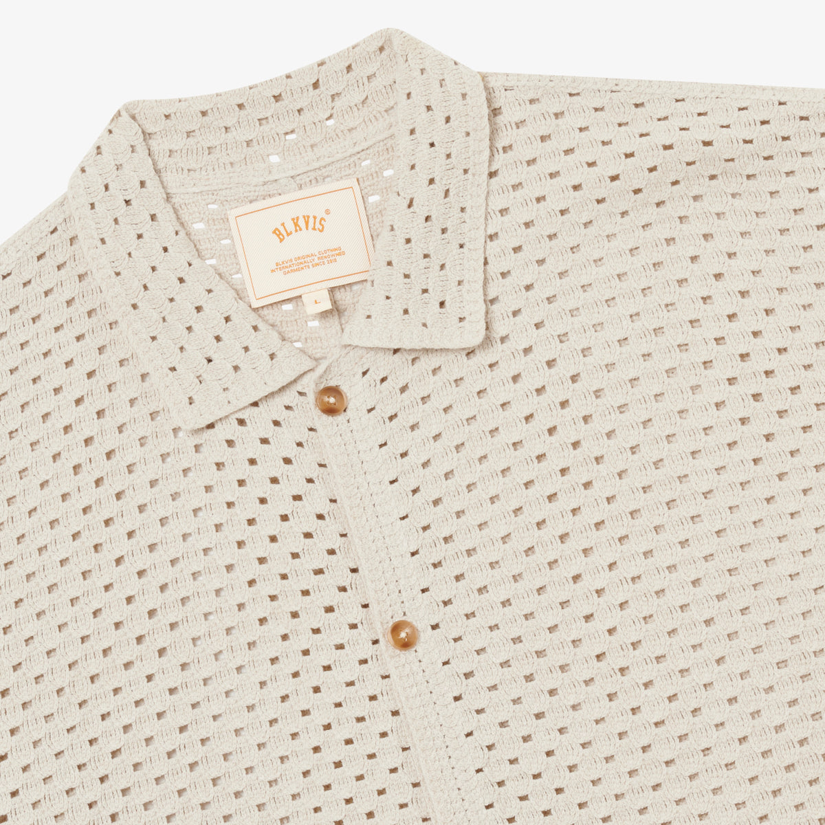 CROCHET SHIRT - WHITECAP GRAY
