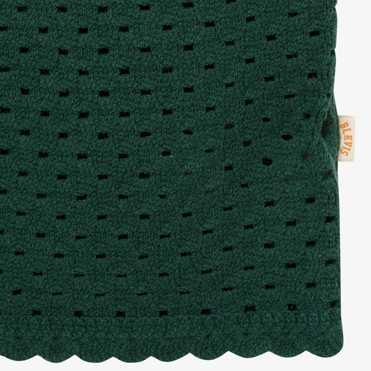 CROCHET SHIRT - HUNTER GREEN