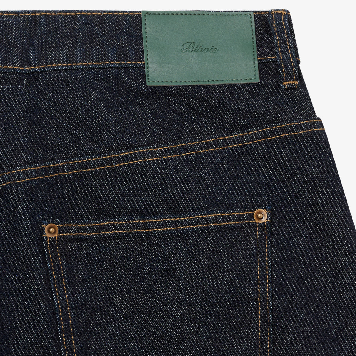 SCRIPT DENIM SHORTS - RAW