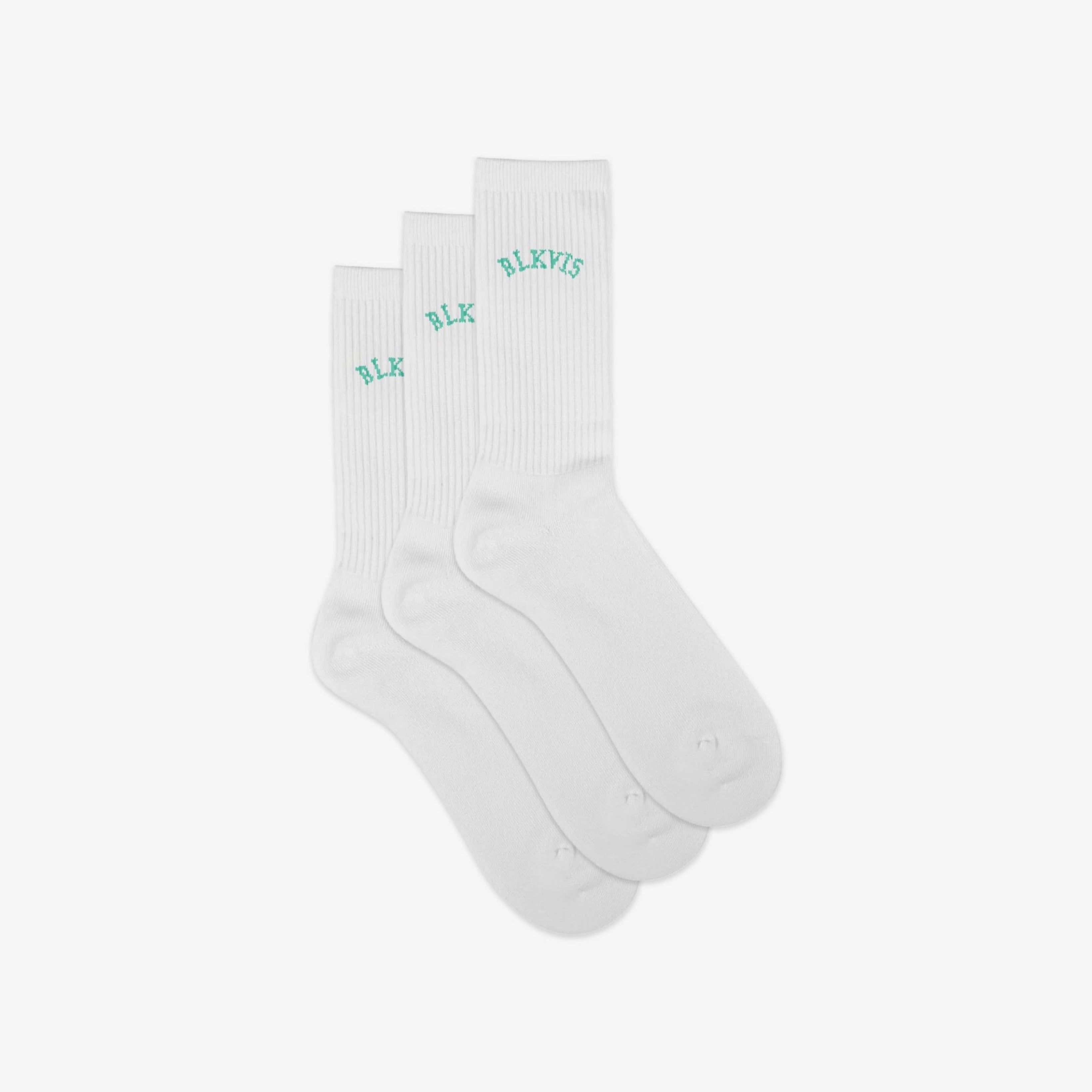 LOGO SOCKS 3-PACK - WHITE