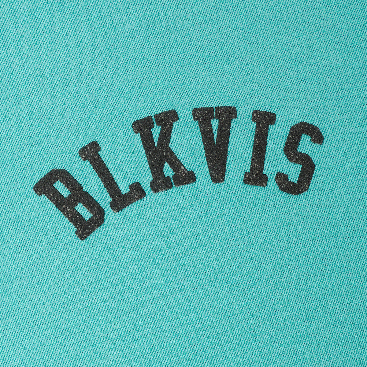 LOGO ZIP HOODY - BLUE TURQUOISE