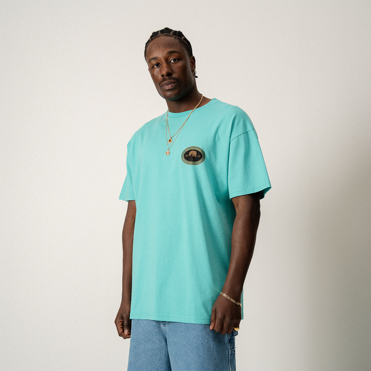 B.O.C. TEE - BLUE TURQUOISE