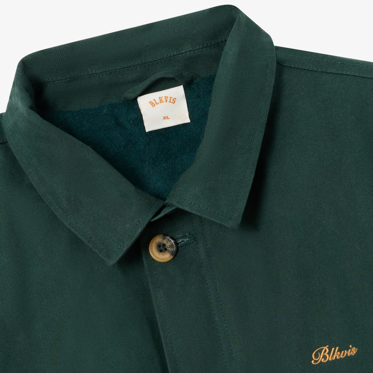 BLKVIS WAXED CANVAS JACKET - DARKEST SPRUCE