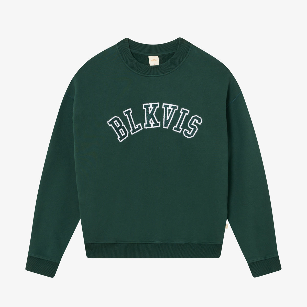 BLKVIS LOGO CREWNECK - DARKEST SPRUCE