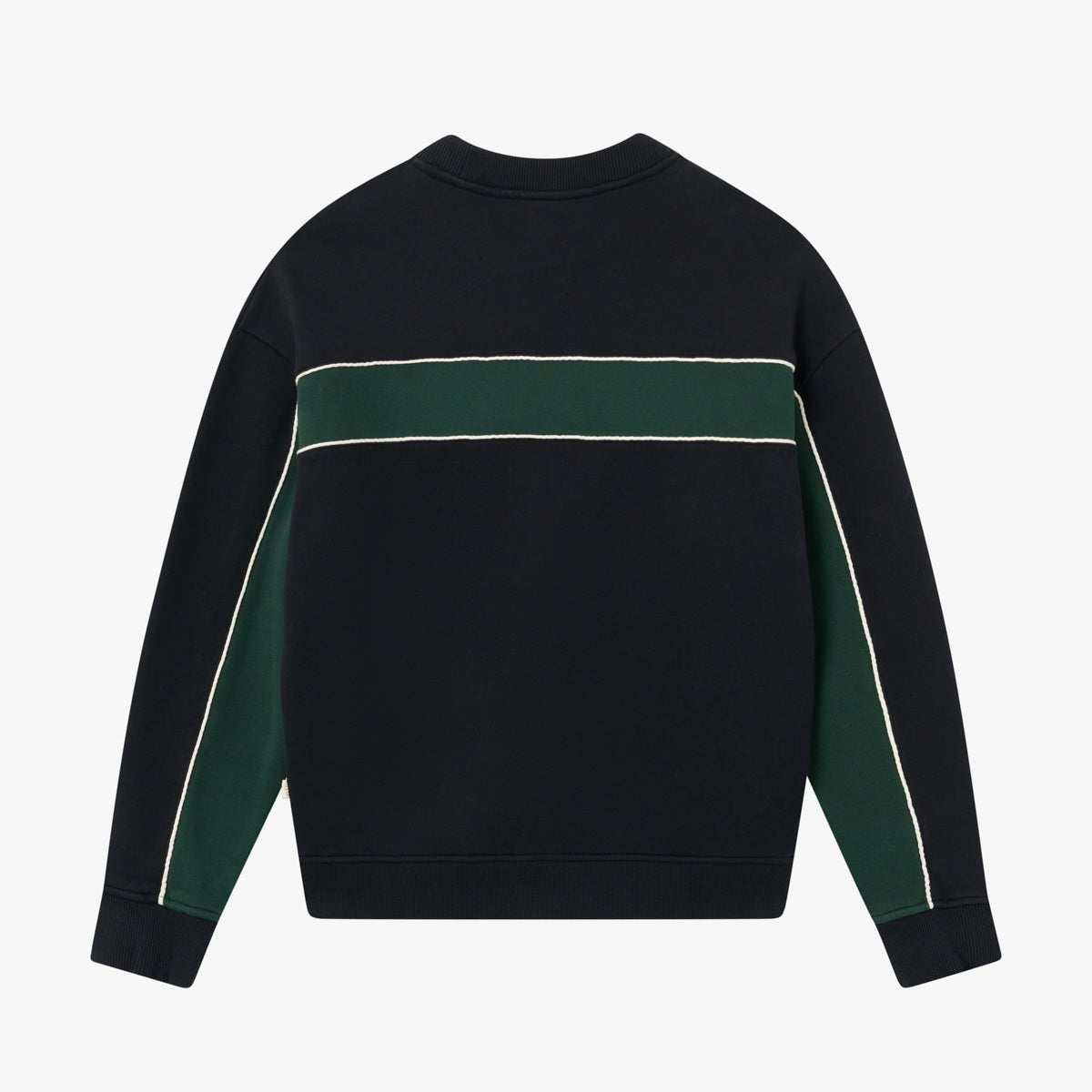 BLKVIS SCRIPT COLORBLOCK SWEATER - BLACK