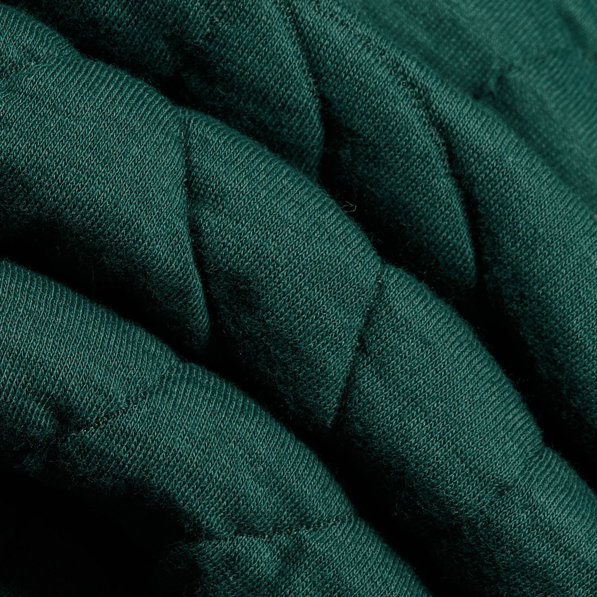 BLKVIS SCRIPT QUILTED CREWNECK - DARKEST SPRUCE