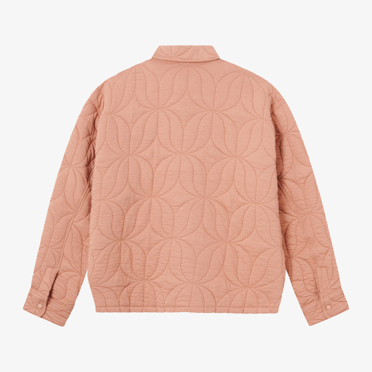 BLKVIS SCRIPT QUILTED SHIRT - CAFE AU LAIT