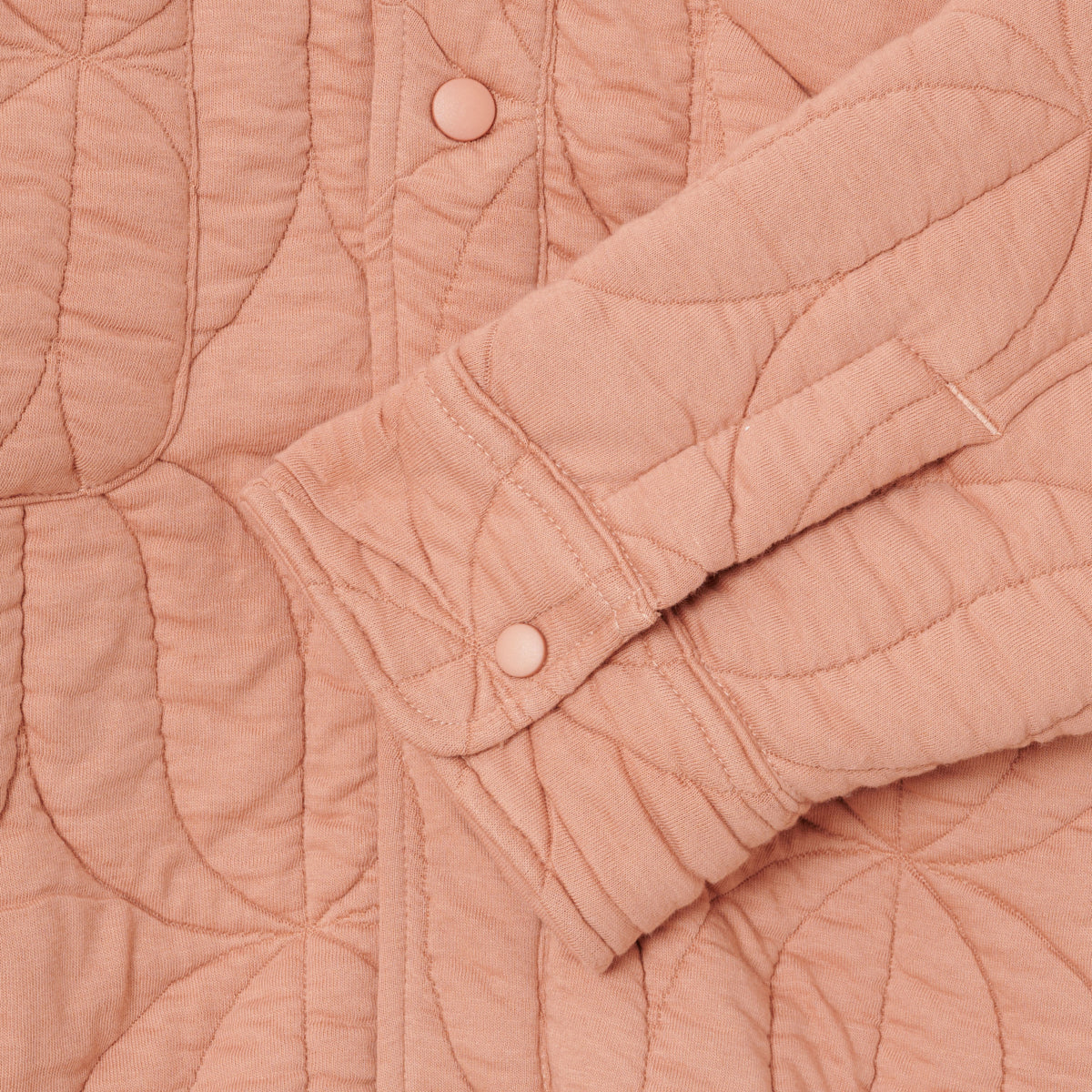 BLKVIS SCRIPT QUILTED SHIRT - CAFE AU LAIT