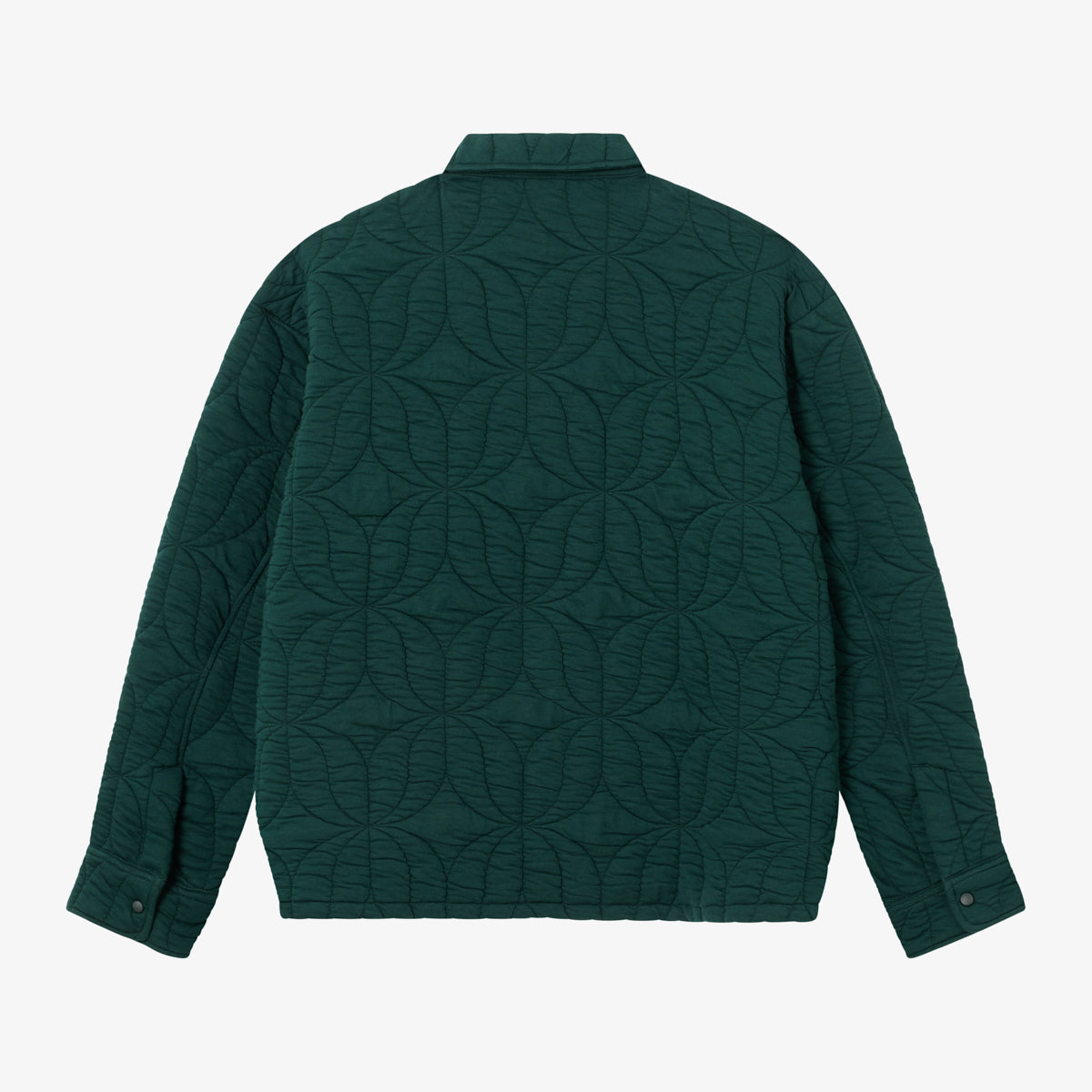 BLKVIS SCRIPT QUILTED SHIRT - DARKEST SPRUCE