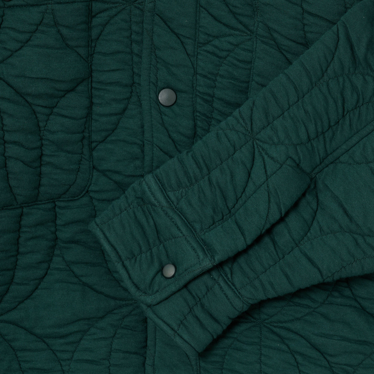 BLKVIS SCRIPT QUILTED SHIRT - DARKEST SPRUCE